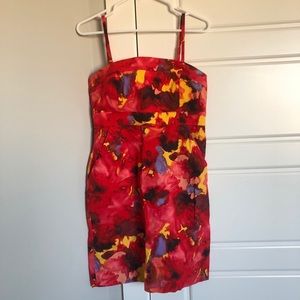 Red Pattern Dress